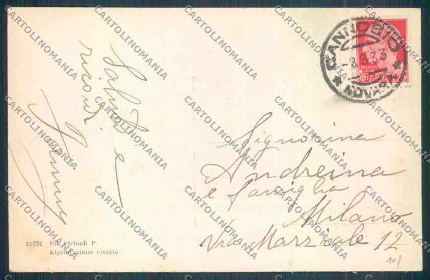 Verbania Cannobio cartolina ZQ8001 – retro