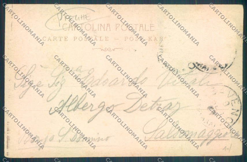 Verbania Cannobio PIEGHE cartolina ZQ8010 – retro