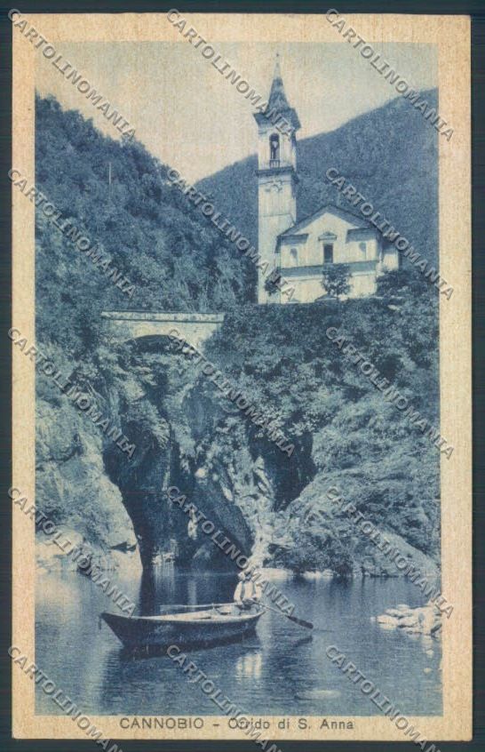 Verbania Cannobio Barca cartolina ZQ8019 – fronte