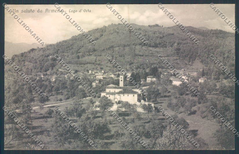 Novara Armeno cartolina ZQ8025 – fronte