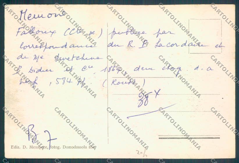 Verbania Masera cartolina ZQ8039 – retro