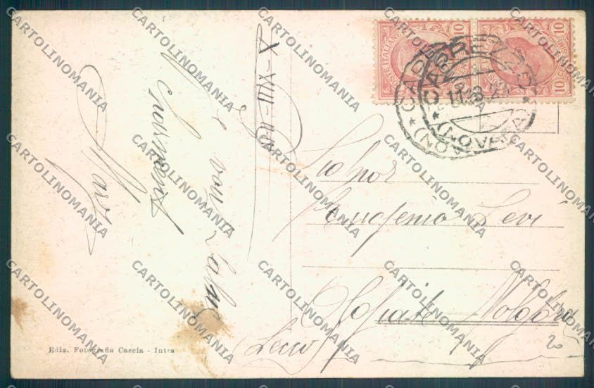 Verbania Caprezzo cartolina ZQ8052 – retro