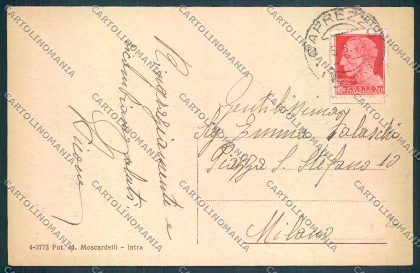 Verbania Caprezzo cartolina ZQ8055 – retro