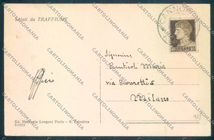Verbania Cannobio Traffiume cartolina ZQ8073 – retro