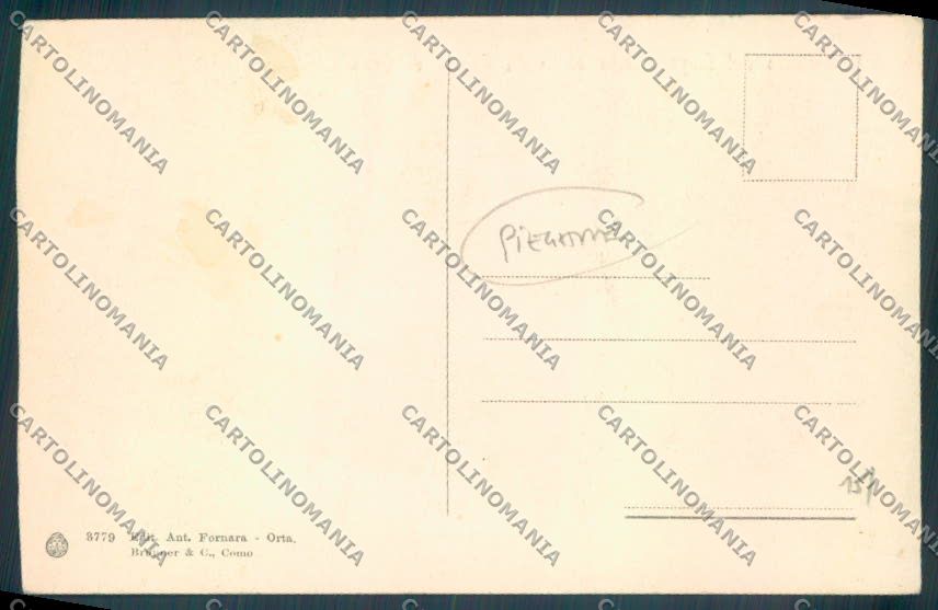 Verbania Cesara Colma PIEGHINE cartolina ZQ8078 – retro