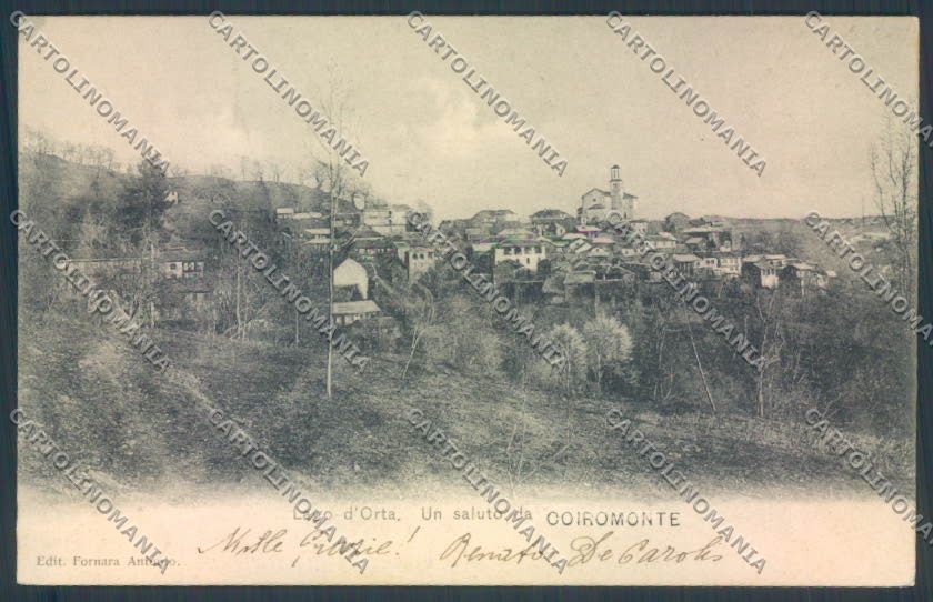 Novara Armeno Coiromonte cartolina ZQ8089 – fronte