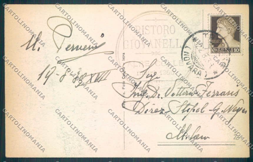 Verbania Premeno Alpe Colle cartolina ZQ8098 – retro