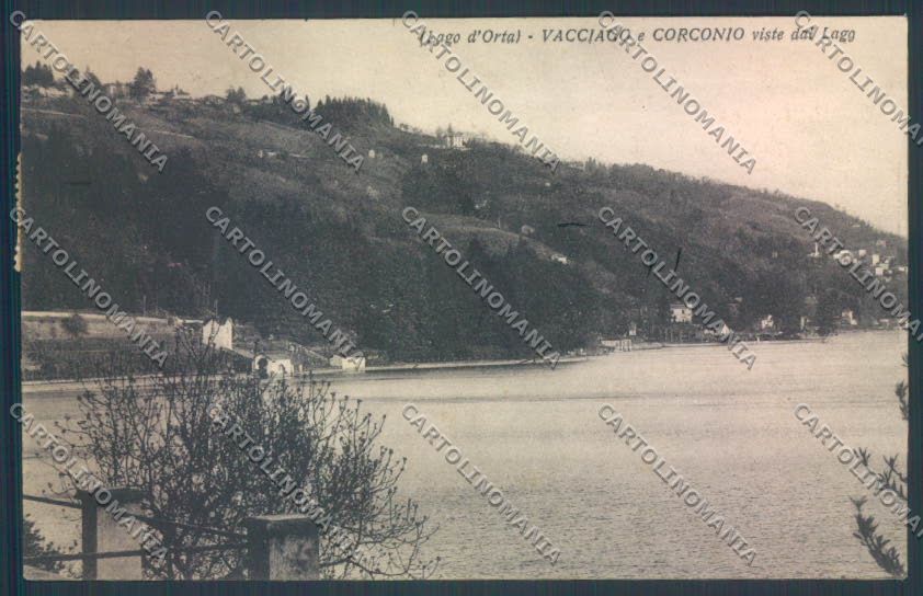 Novara Ameno Vacciago cartolina ZQ8123 – fronte