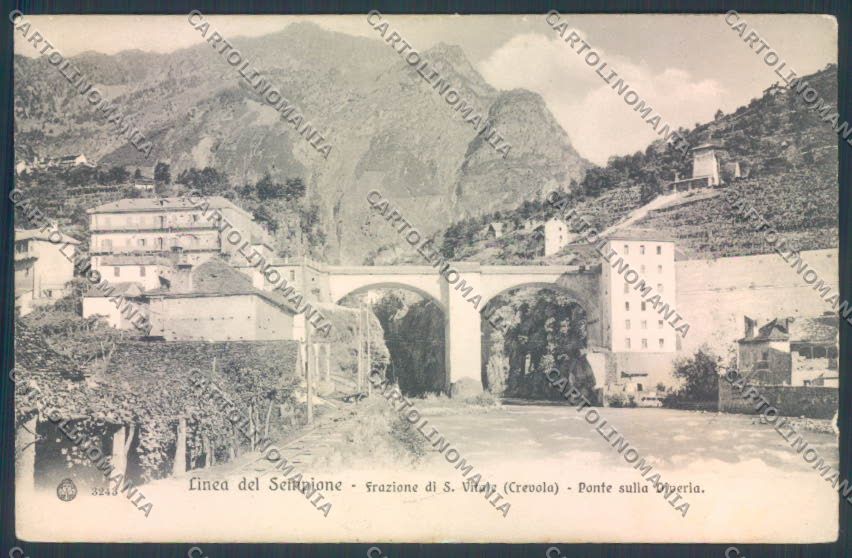 Verbania Crevoladossola San Vitale cartolina ZQ8132 – fronte