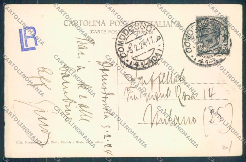 Verbania Crevoladossola San Vitale cartolina ZQ8132 – retro