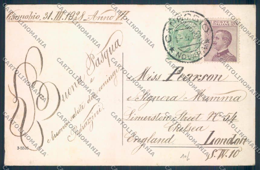 Verbania Cannobio cartolina ZQ8139 – retro