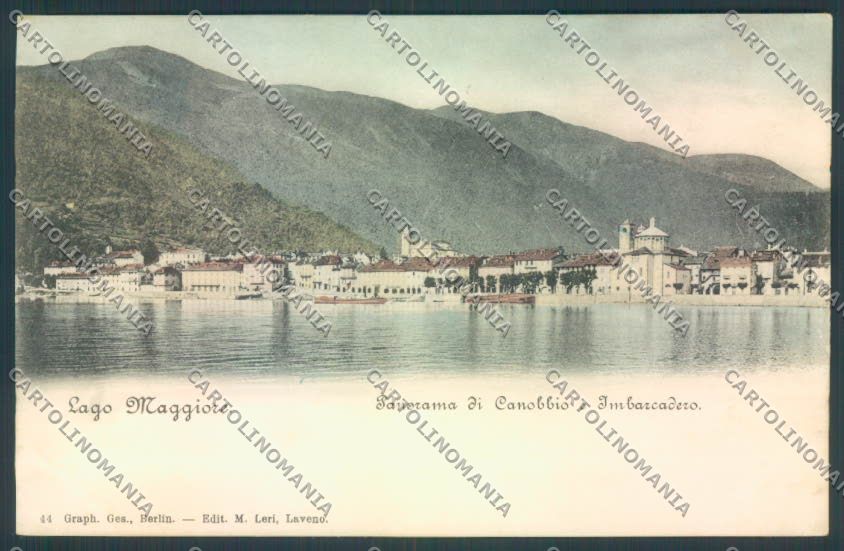 Verbania Cannobio cartolina ZQ8140 – fronte