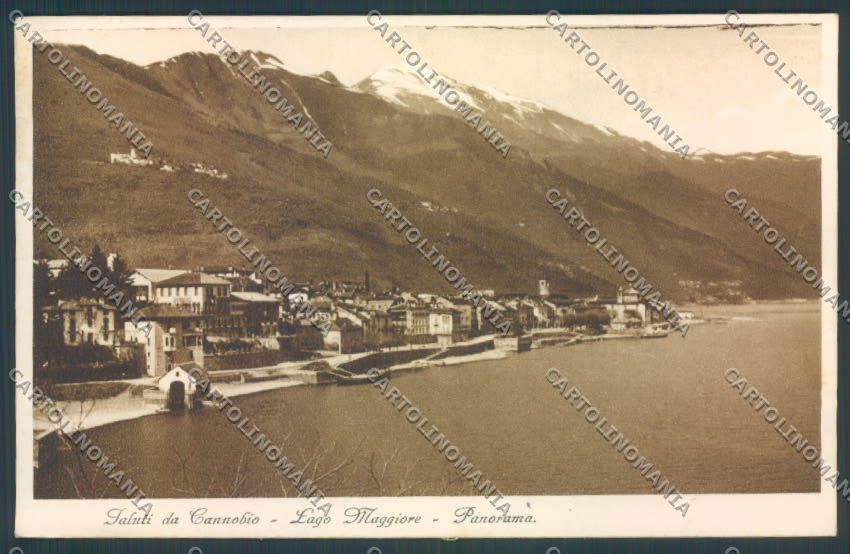 Verbania Cannobio cartolina ZQ8143 – fronte