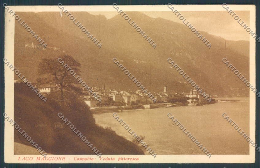 Verbania Cannobio STRAPPINO PIEGA cartolina ZQ8145 – fronte