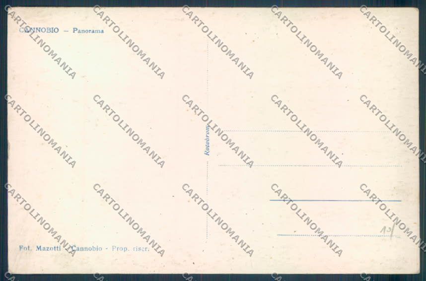 Verbania Cannobio Foto cartolina ZQ8155 – retro