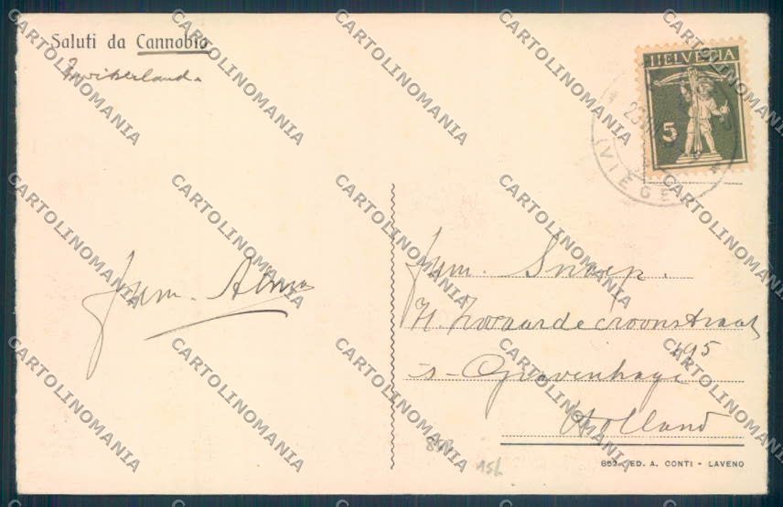 Verbania Cannobio cartolina ZQ8162 – retro