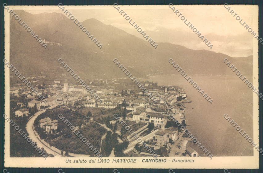 Verbania Cannobio cartolina ZQ8168 – fronte