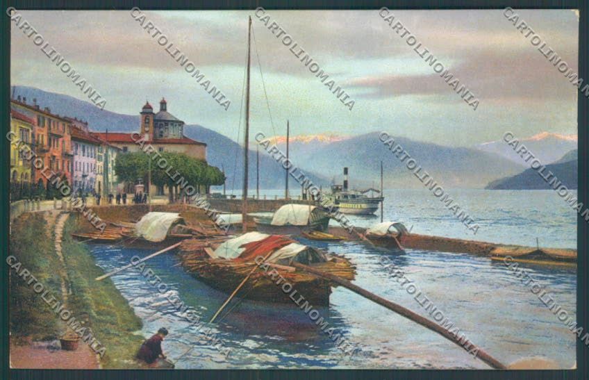 Verbania Cannobio Battello cartolina ZQ8169 – fronte