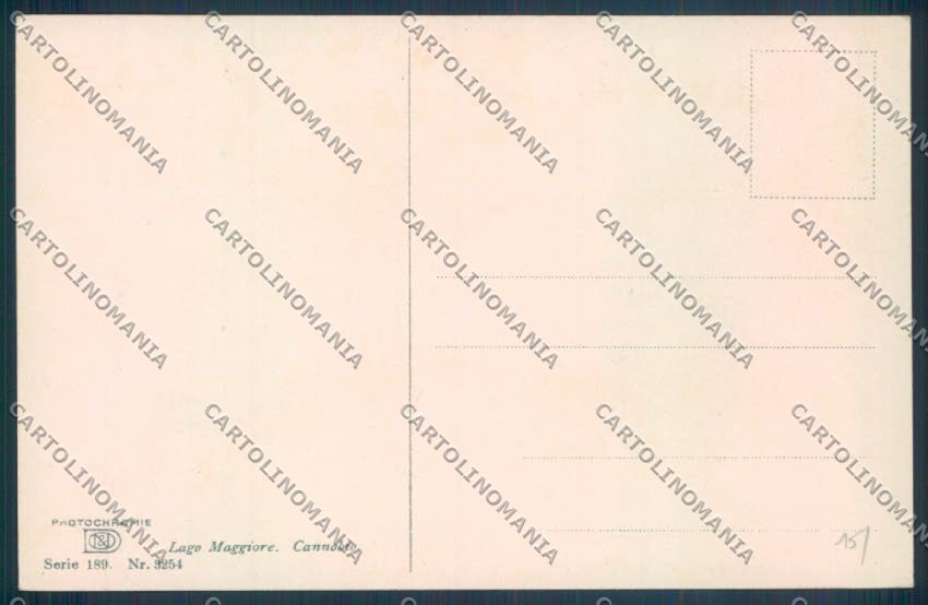 Verbania Cannobio Battello cartolina ZQ8169 – retro