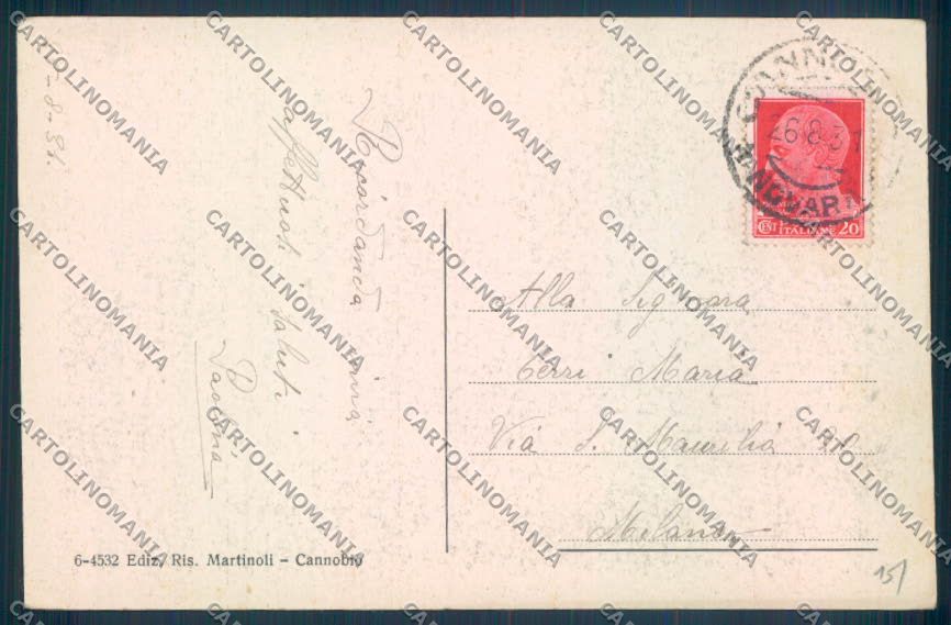 Verbania Cannobio cartolina ZQ8170 – retro