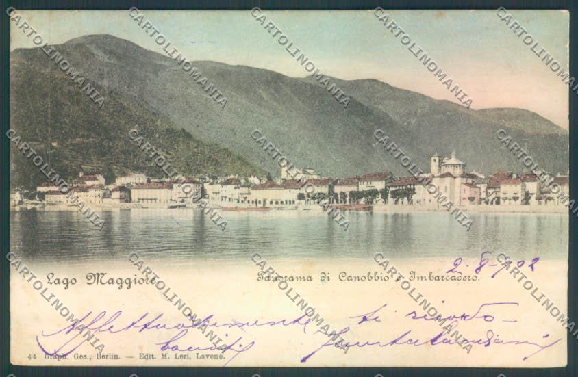Verbania Cannobio cartolina ZQ8172 – fronte