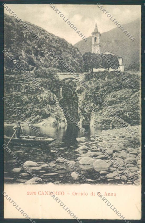 Verbania Cannobio Barca cartolina ZQ8177 – fronte