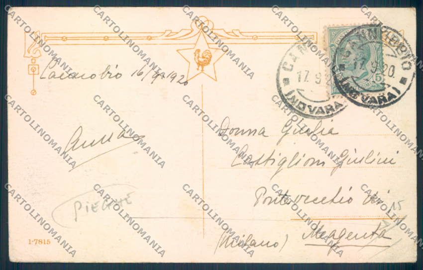 Verbania Cannobio PIEGHINE cartolina ZQ8181 – retro