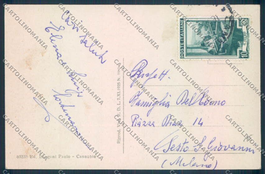 Verbania Cannobio cartolina ZQ8183 – retro