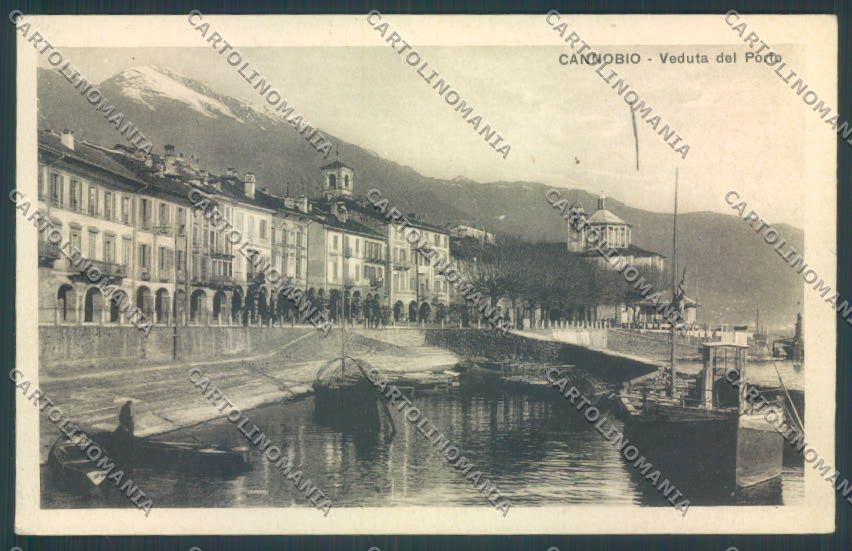 Verbania Cannobio Barca cartolina ZQ8186 – fronte