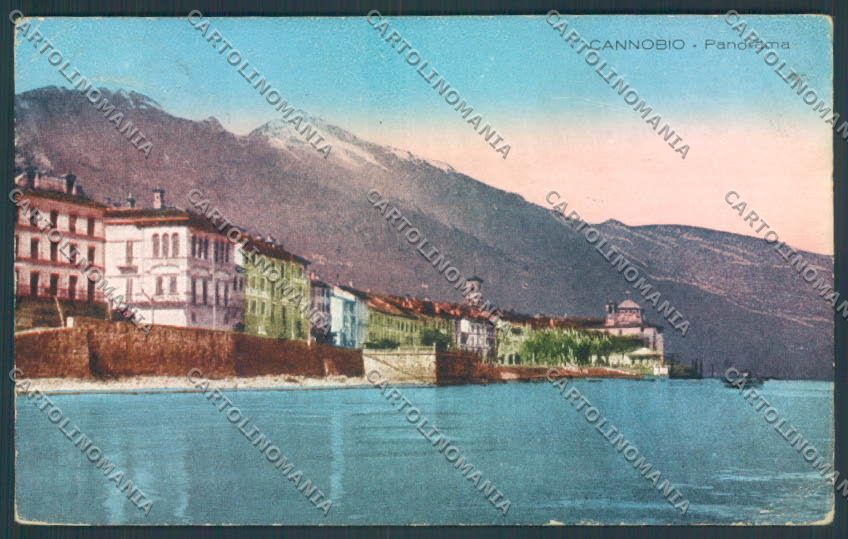 Verbania Cannobio PIEGHINA cartolina ZQ8187 – fronte