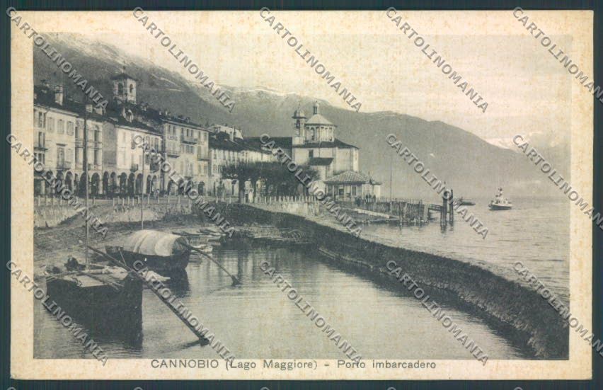 Verbania Cannobio Barca cartolina ZQ8194 – fronte