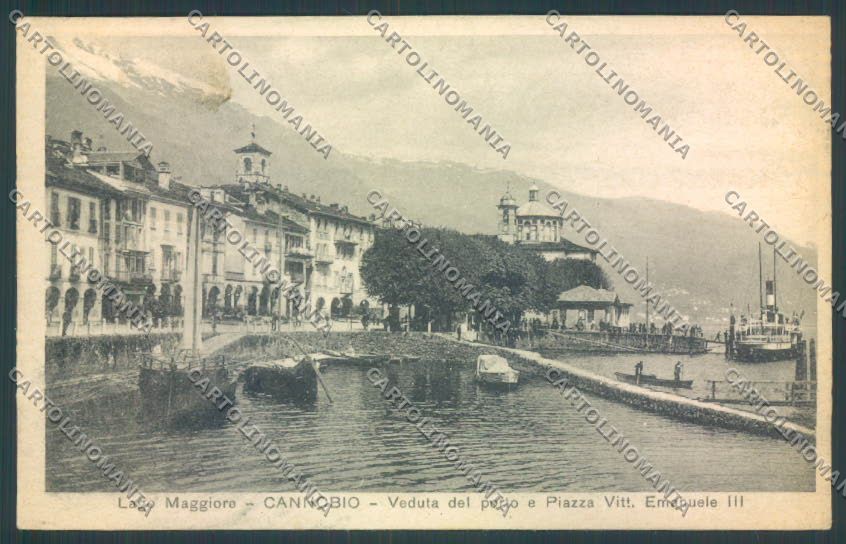 Verbania Cannobio Barca cartolina ZQ8195 – fronte