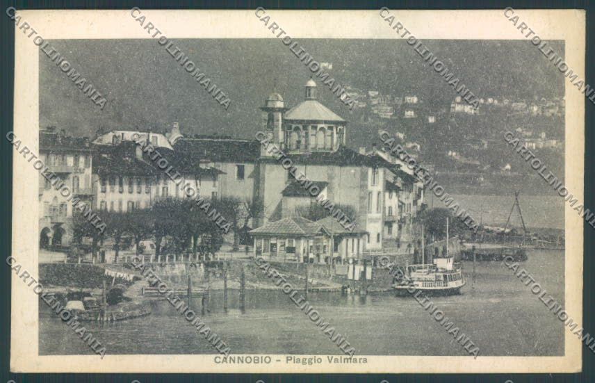 Verbania Cannobio Battello cartolina ZQ8198 – fronte