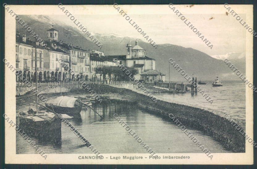 Verbania Cannobio Barca cartolina ZQ8199 – fronte