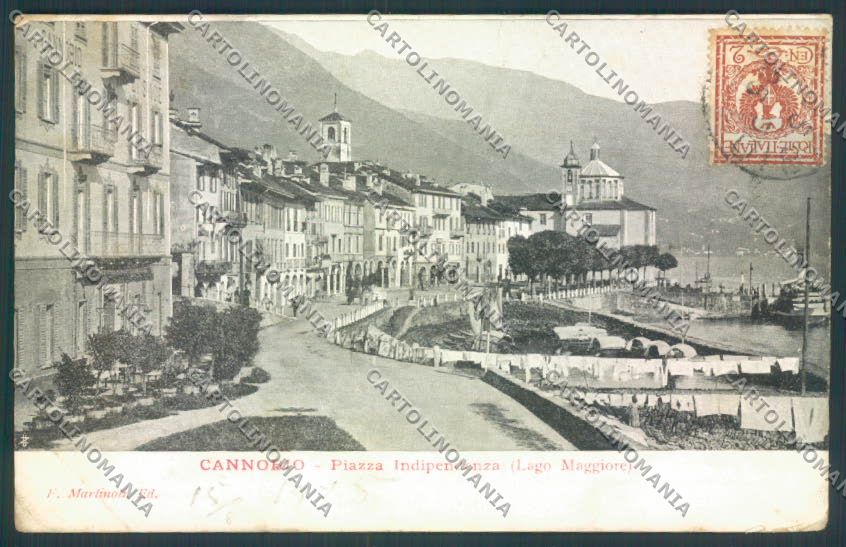 Verbania Cannobio cartolina ZQ8201 – fronte