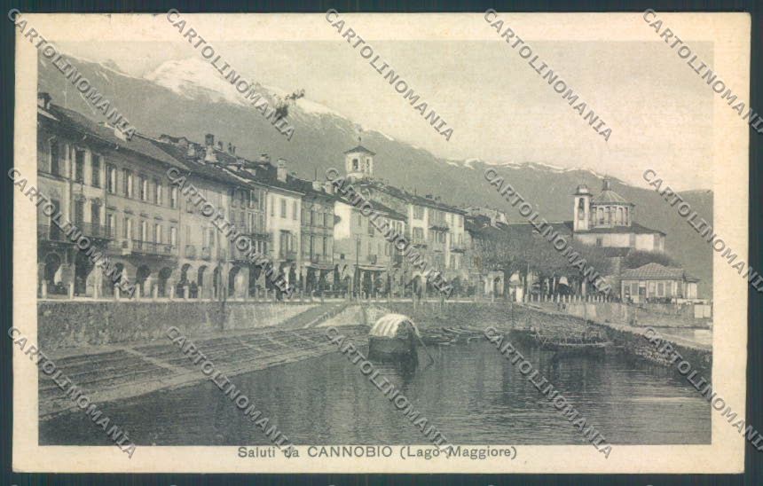 Verbania Cannobio cartolina ZQ8205 – fronte