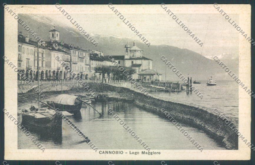 Verbania Cannobio Barca cartolina ZQ8210 – fronte
