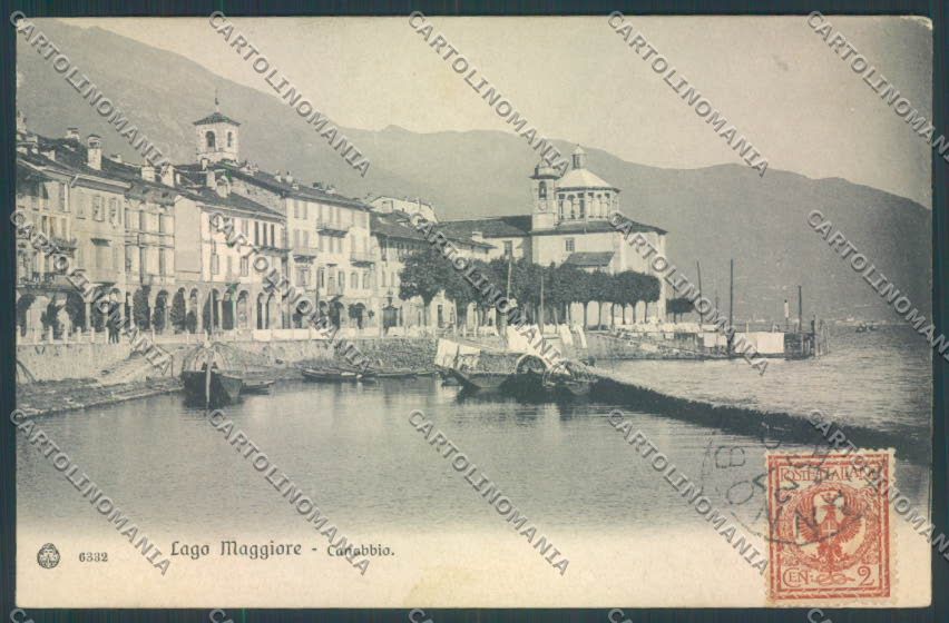 Verbania Cannobio Barca cartolina ZQ8212 – fronte