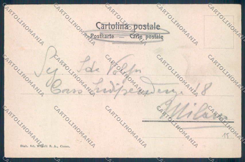 Verbania Cannobio Barca cartolina ZQ8212 – retro