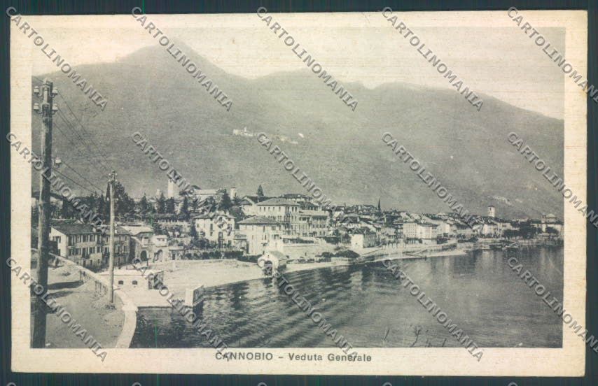 Verbania Cannobio cartolina ZQ8213 – fronte