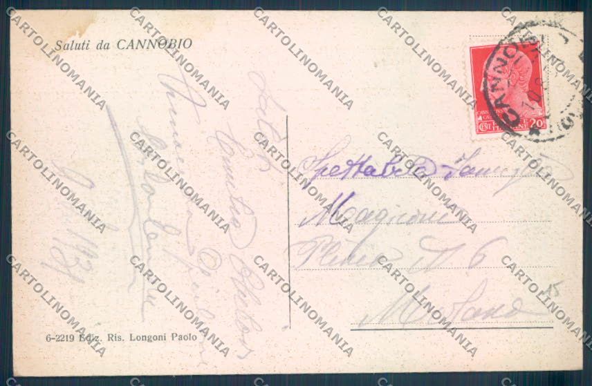 Verbania Cannobio cartolina ZQ8213 – retro
