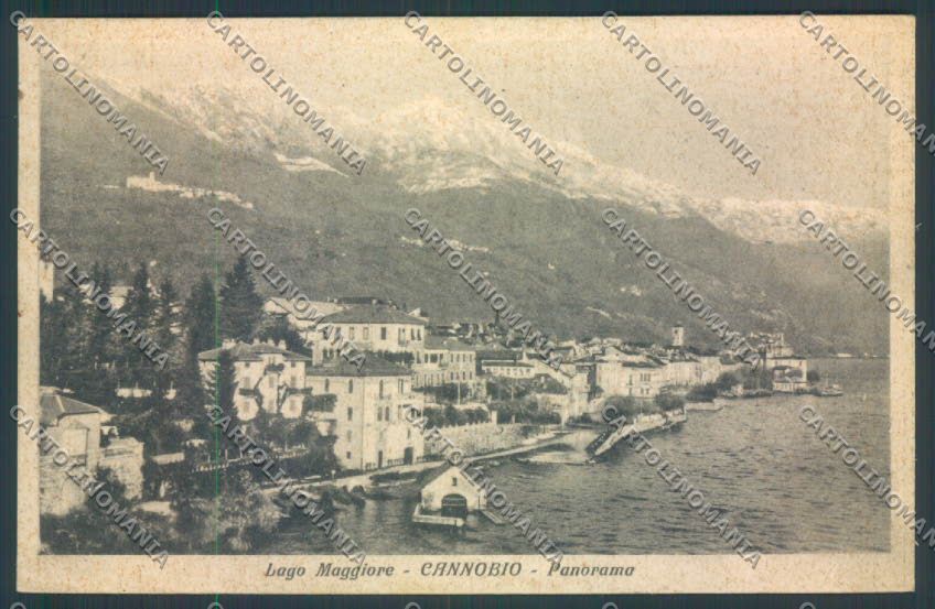 Verbania Cannobio cartolina ZQ8216 – fronte