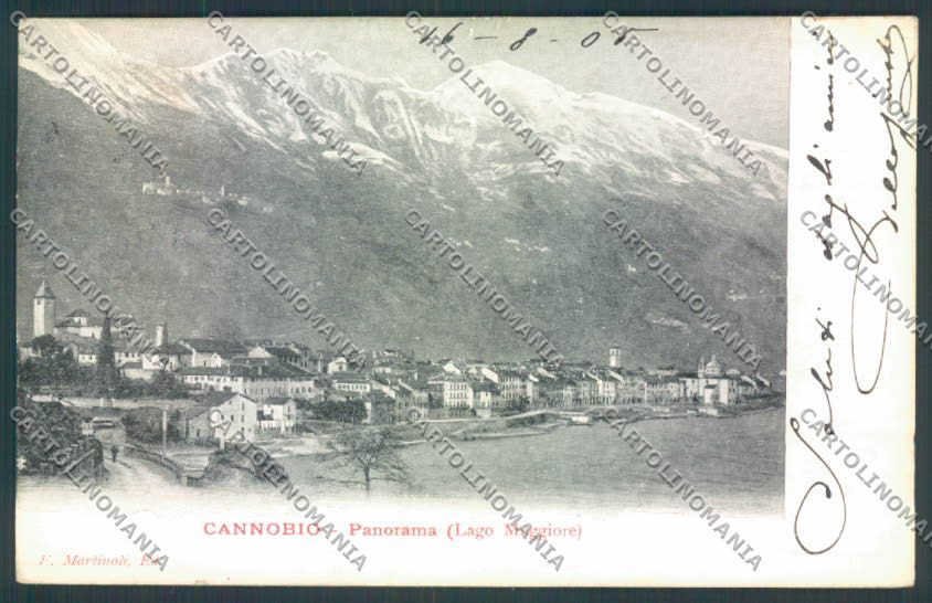 Verbania Cannobio cartolina ZQ8220 – fronte