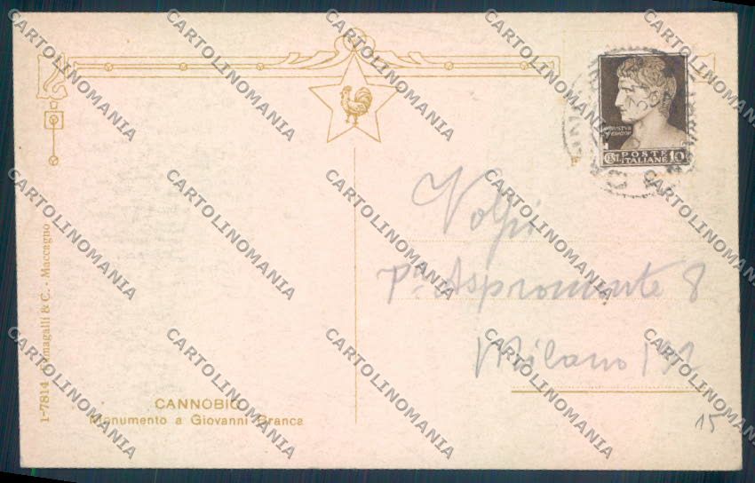 Verbania Cannobio cartolina ZQ8231 – retro