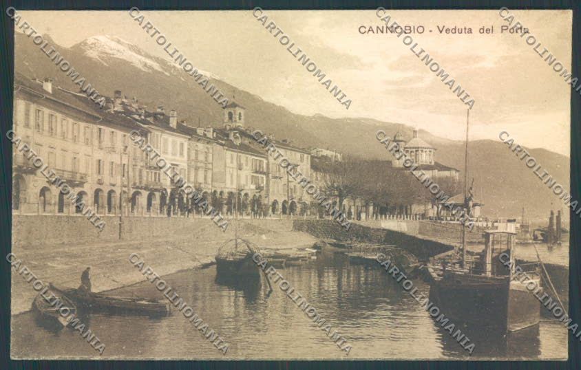 Verbania Cannobio Barca cartolina ZQ8232 – fronte