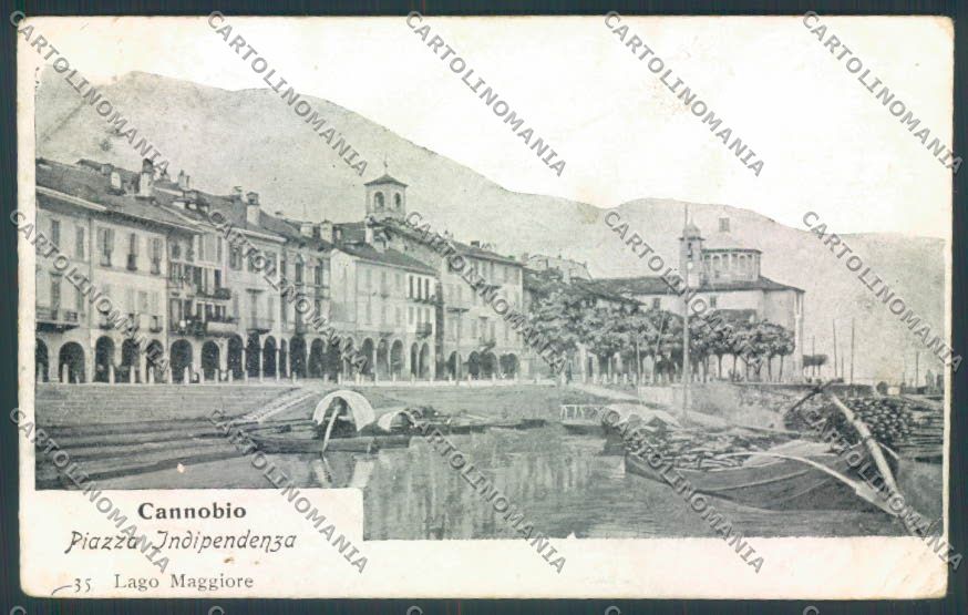 Verbania Cannobio Barca cartolina ZQ8251 – fronte