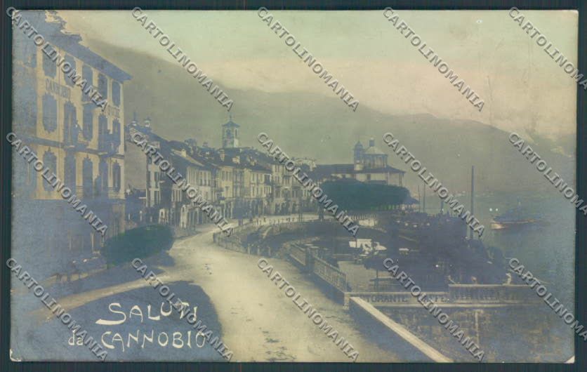 Verbania Cannobio Saluti da Foto cartolina ZQ8255 – fronte