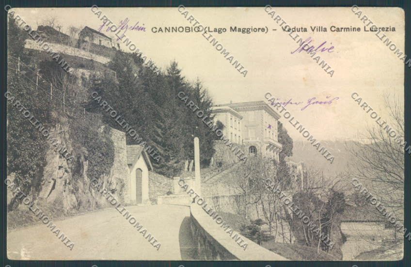 Verbania Cannobio ABRASA cartolina ZQ8258 – fronte