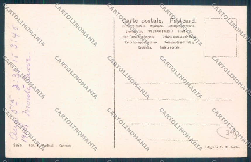 Verbania Cannobio cartolina ZQ8259 – retro