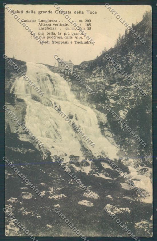 Verbania Formazza Cascata cartolina ZQ8261 – fronte